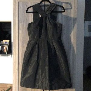 BANANA REPUBLIC BLACK BARE SHOULDER COCKTAIL DRESS